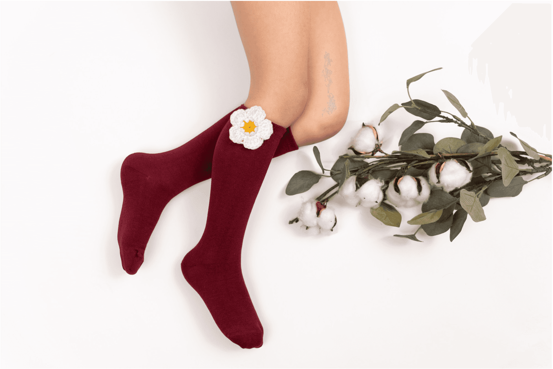 meia-malmequer-amarelo